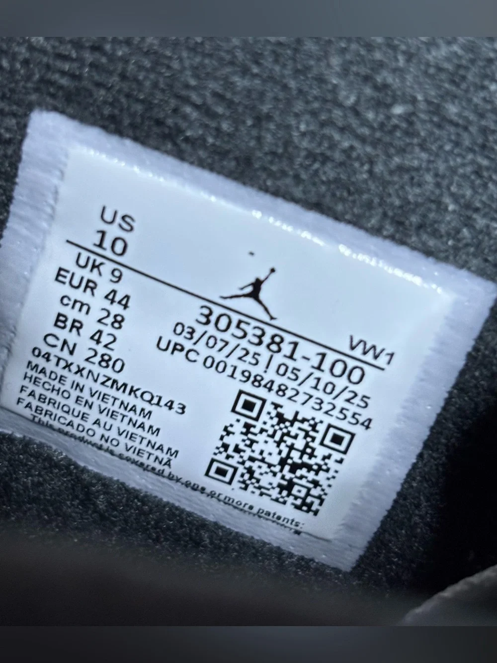 Jordan 8 Retro Bugs Bunny 2025 Size 10